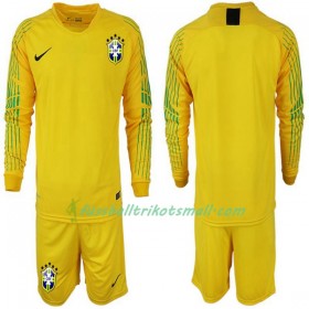 Fußballtrikots Brasilien Kinder WM 2018 Langarm Heimtrikotsatz kaufen